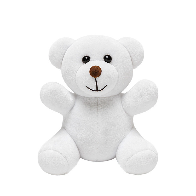 Beyaz Pelüş Oyuncak Ayı - 1