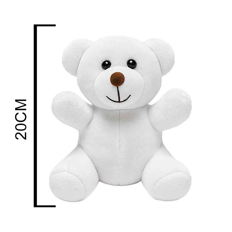 Beyaz Pelüş Oyuncak Ayı - 4