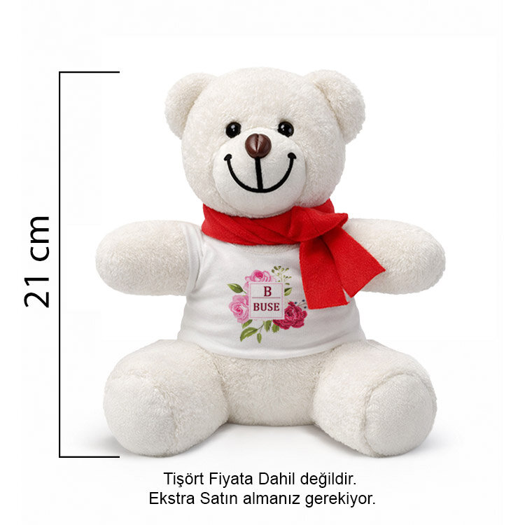 Beyaz Pelüş Oyuncak Ayı - 2