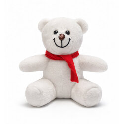 Beyaz Pelüş Oyuncak Ayı - NobbyStar