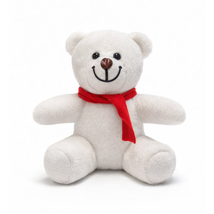 Beyaz Pelüş Oyuncak Ayı - 1