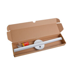 Beyaz Sensörlü Yapışkanlı Kablosuz Pilli Gün Işığı Led Aplik - 6