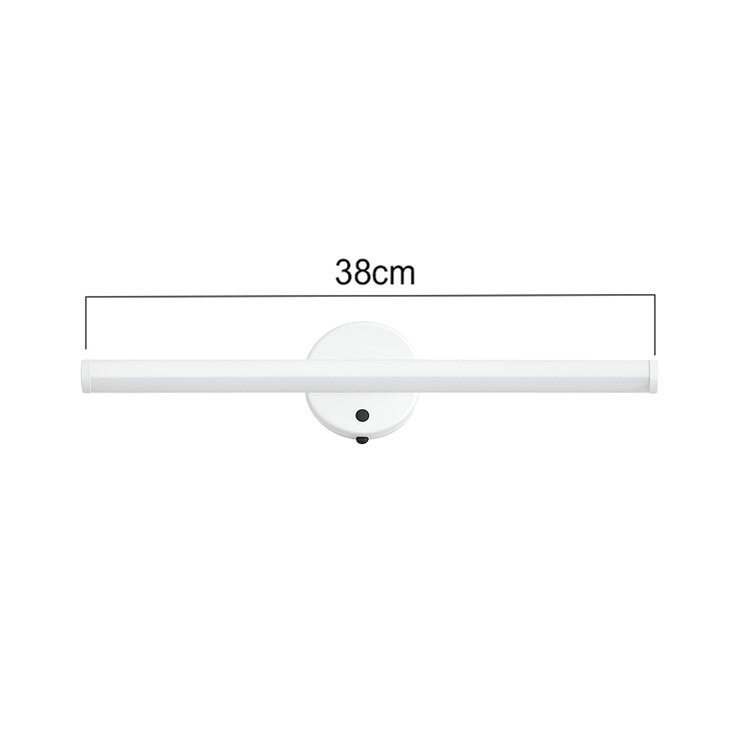 Beyaz Sensörlü Yapışkanlı Kablosuz Pilli Led Aplik - 3