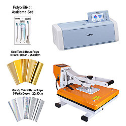 Brother SDX1200 Scanncut Tekstil Folyo Baskı Seti - Goldpix
