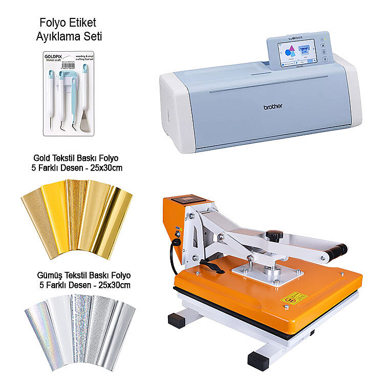 Brother SDX1200 Scanncut Tekstil Folyo Baskı Seti - 1