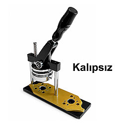 Buton Rozet Pres Baskı Makine Gövdesi - Kalıpsız - Goldpix