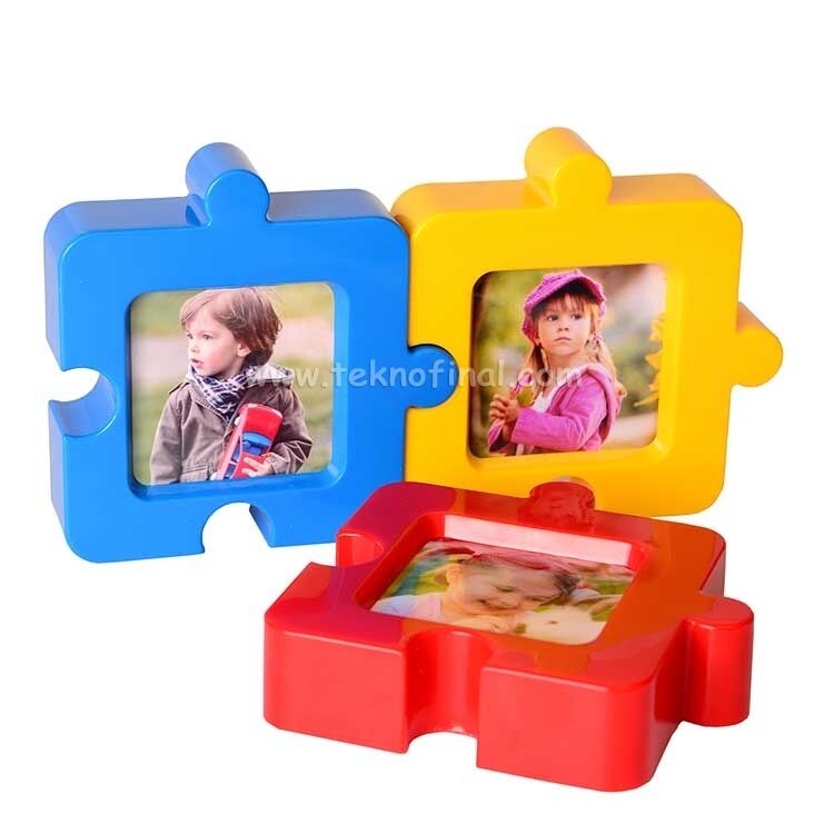 Büyük Kare Puzzle Masaüstü Ve Magnet Fotoğraf Çerçevesi - 1