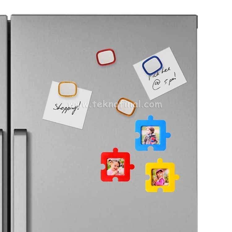 Büyük Kare Puzzle Masaüstü Ve Magnet Fotoğraf Çerçevesi - 2