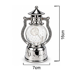 Cam Küreli Uzay Temalı Işıklı Fener - Ledli Kandil - 3