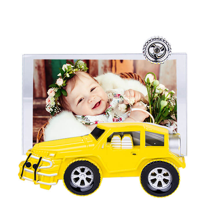 Car Shaped Glass Photo Frame 10x15 - 9