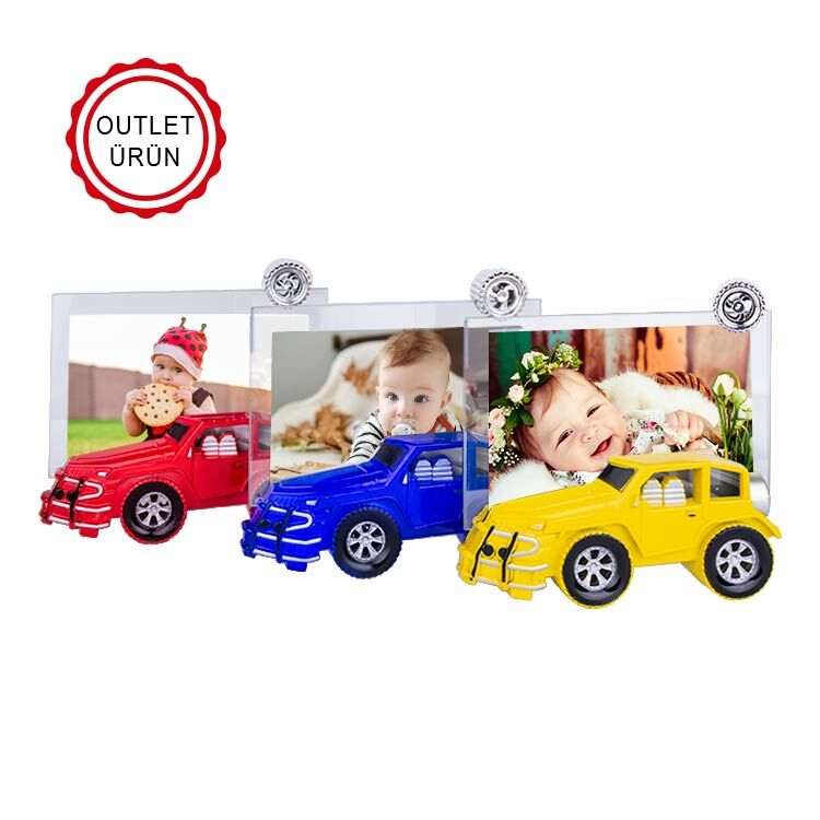 Car Shaped Glass Photo Frame 10x15 - 1