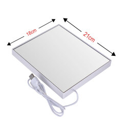 Çiçekli Sihirli Ayna - Led Işıklı Çerçeve - 4