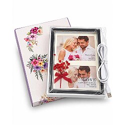 Çift Fotoğraflı Led Işıklı Fotoğraf Çerçevesi - 6