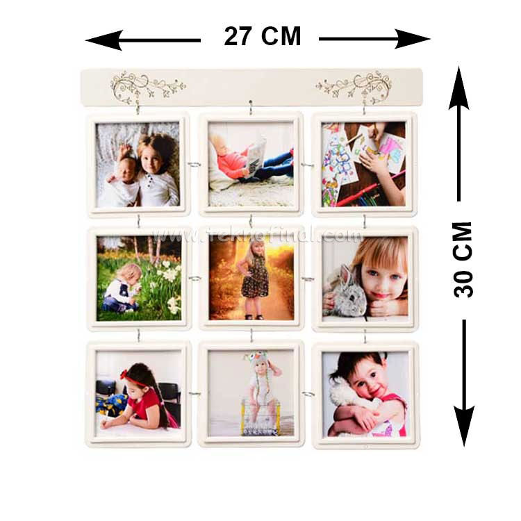 Collage Vertical Multiple Wall Photo Frame 27x30