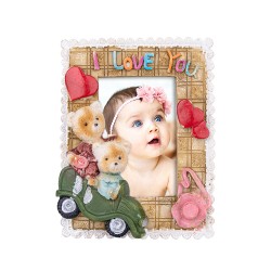 Decorative Mini Embossed Photo Frame - Thumbnail