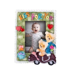 Decorative Mini Embossed Photo Frame - Thumbnail