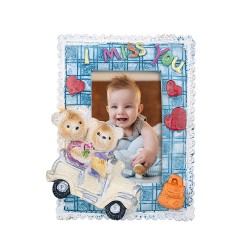 Decorative Mini Embossed Photo Frame - Thumbnail