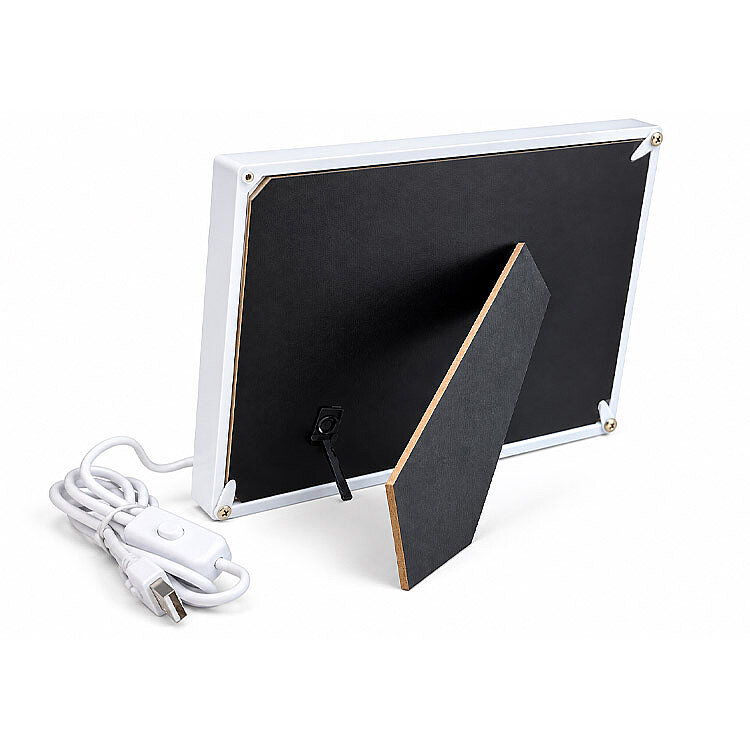 Dekoratif Çift Fotoğraflı Led Işıklı Fotoğraf Çerçevesi - 6