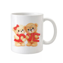 Deluxe Süblimasyon Beyaz Porselen Kupa Bardak - Koli - 4