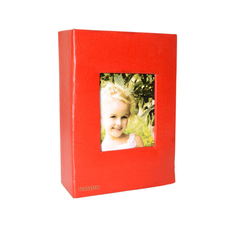 Deri 100'lük 10x15cm. Pencereli Fotoğraf Albümü - 2
