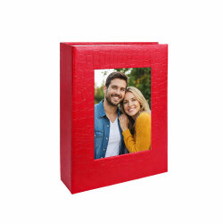 Deri 100'lük 15x21cm Pencereli Fotoğraf Albümü - 6