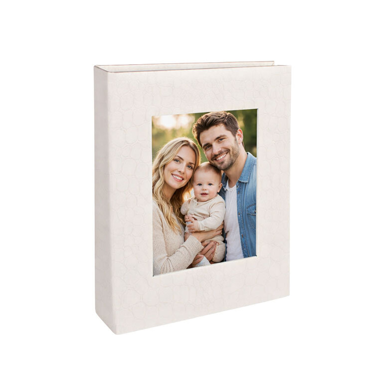 Deri 100'lük 15x21cm Pencereli Fotoğraf Albümü - 8