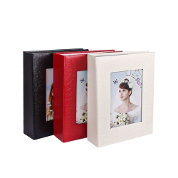 Deri 100'lük Pencereli Fotoğraf Albümü - 13x18cm - NobbyStar