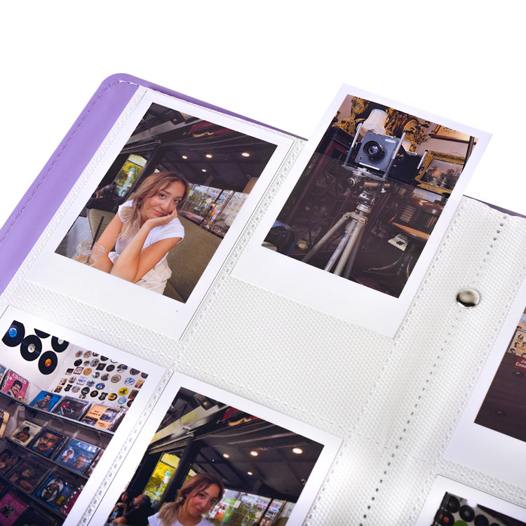 Deri Instax Polakart Fotoğraf Albümü - 96 Kapasite - 3