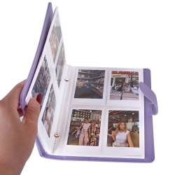 Deri Instax Polakart Fotoğraf Albümü - 96 Kapasite - 5