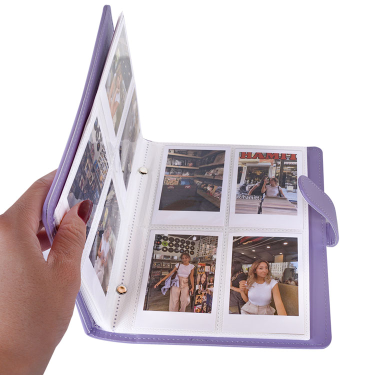 Deri Instax Polakart Fotoğraf Albümü - 96 Kapasite - 5