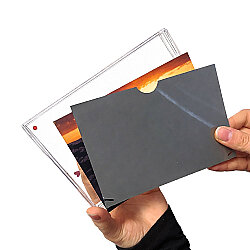 Dikdörtgen Fotoğraflı Kırmızı Kalpli Kar Küresi - 6