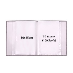 100'lük Dokulu 10x15 Fotoğraf Albümü - 2