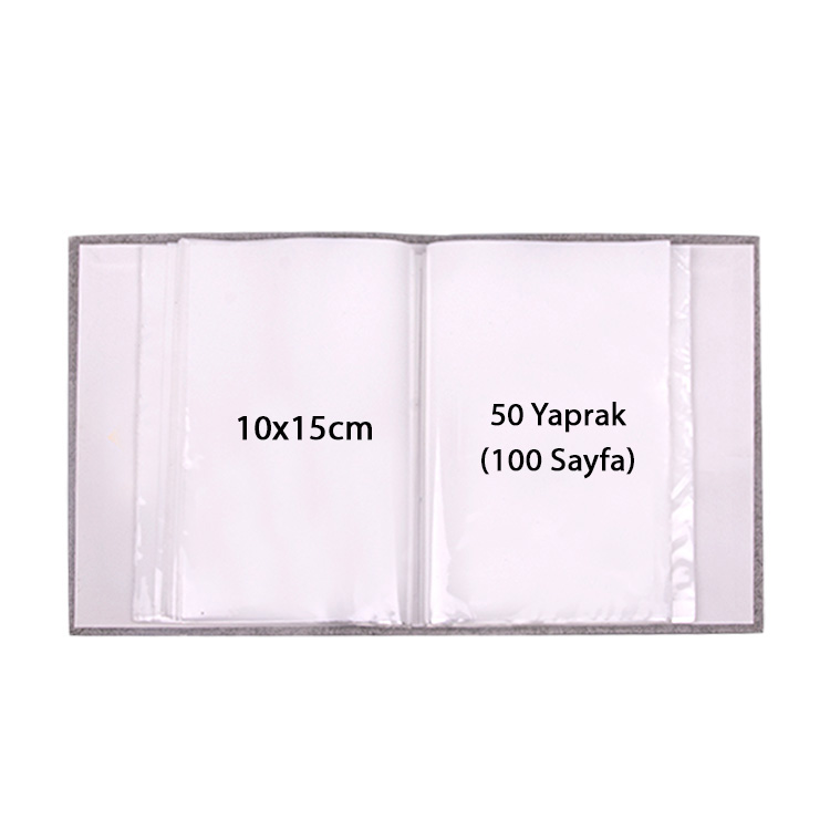 100'lük Dokulu 10x15 Fotoğraf Albümü 