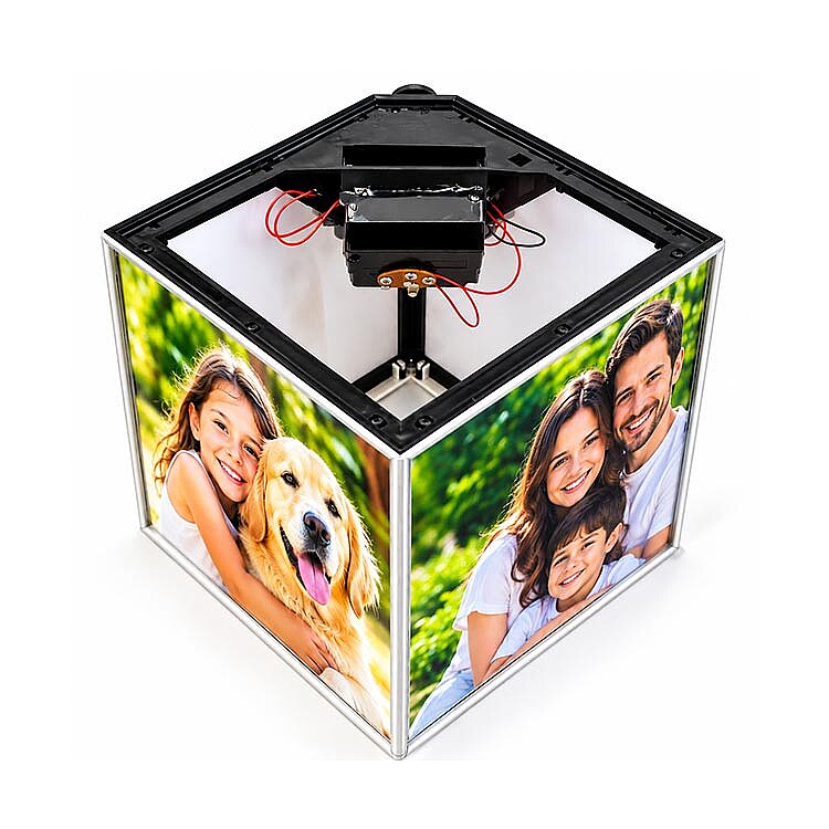 Dönen Küp Büyük Fotoğraf Çerçevesi - 16x16cm — görsel 2