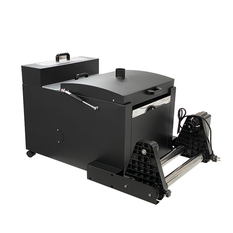 DTF 30cm Rulo Destekli Otomatik Pet Film Tozlama ve Kurutma Makinesi