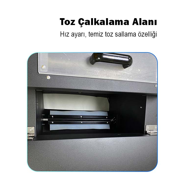 DTF 30cm Rulo Destekli Otomatik Pet Film Tozlama ve Kurutma Makinesi - 4