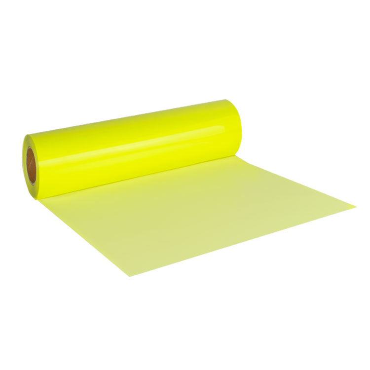 Eco Pu Neon Sarı Tekstil Folyosu - 50cmx1Metre - 1