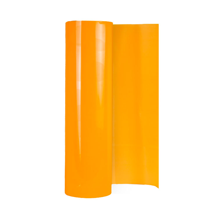 Eco Pu Neon Turuncu Tekstil Folyosu - 50cmx1Metre - 2