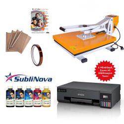 Ekonomik A3 Pres Transfer Baskı Seti - 1