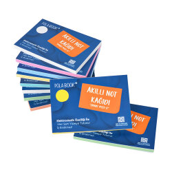 Elektrostatik Akıllı Not Kağıtları 7x10cm - 100 Sayfa - Polabook