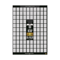En İyi 100 Kitap Aktivite Posteri - Kazı Kazan - Thumbnail