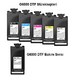 Epson G6000 DTF Mürekkepleri ve Bakım Sıvısı -1600ml - Epson