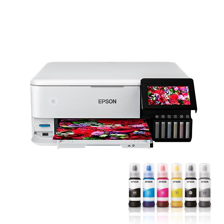 Epson L8160 Ekotank Wifi Fotokopi Tarayıcı A4 Fotoğraf Yazıcısı - 1