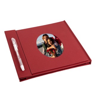 Exclusive Beyaz Kalemli Kırmızı Anı Defteri - 1