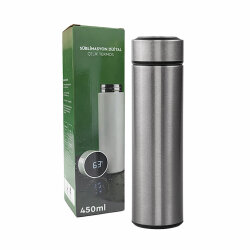 Süblimasyon Filtreli Dijital Göstergeli Çelik Termos - 450mlt - 19