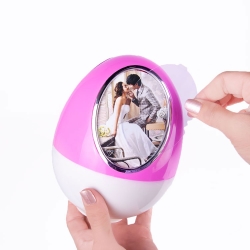 Fotoğraflı Dönen Yumurtalı - Kurmalı Müzik Kutusu - 3