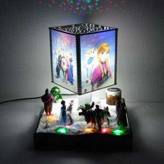 Frozen Tale Telling Terrarium Bedside Lamp - Thumbnail