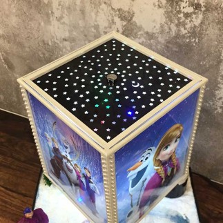 Frozen bedside store lamp