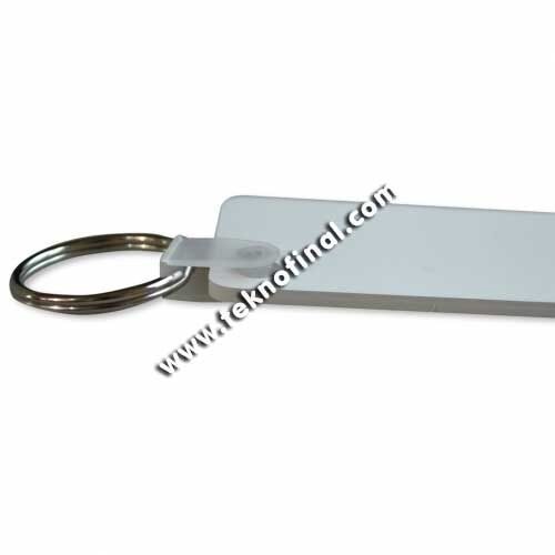 FRP Dikdörtgen Anahtarlık (3x7,5 cm) - 3