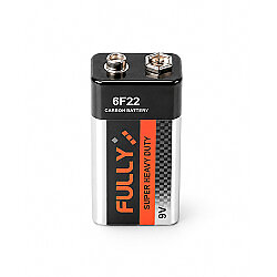 Fully Çinko Karbon Pil - 9 Volt - (1)